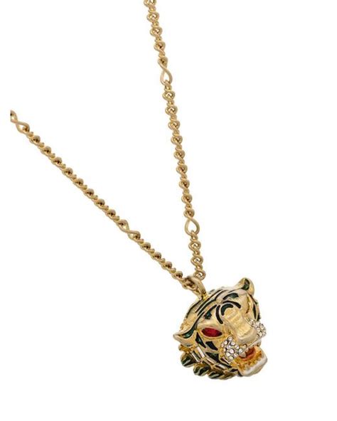 gucci wallet with tiger head|Gucci tiger head necklace.